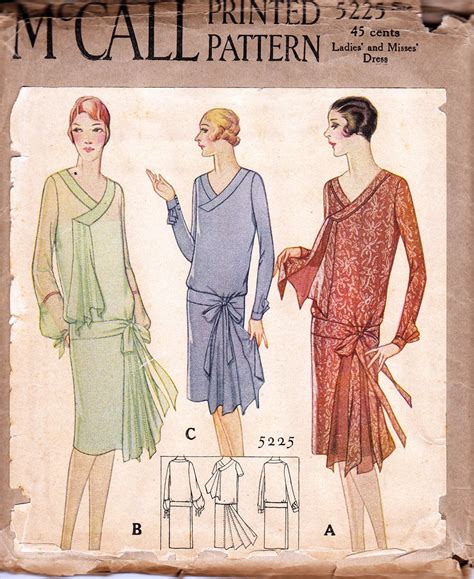 vintage clothing patterns 1920s.